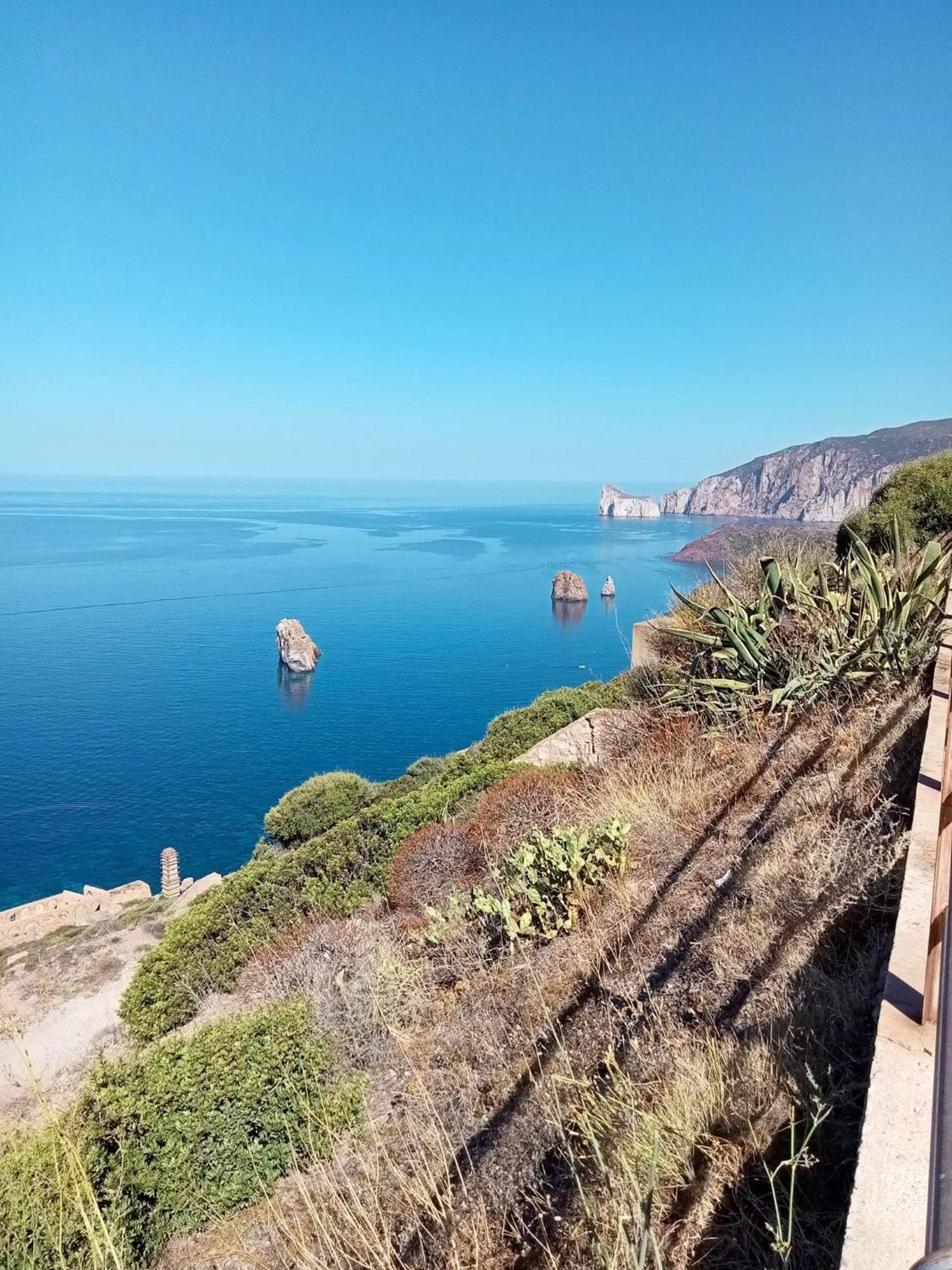 La Perla E Le Conchiglie Tanca Piras Vista Mare Villa Nebida Exterior foto