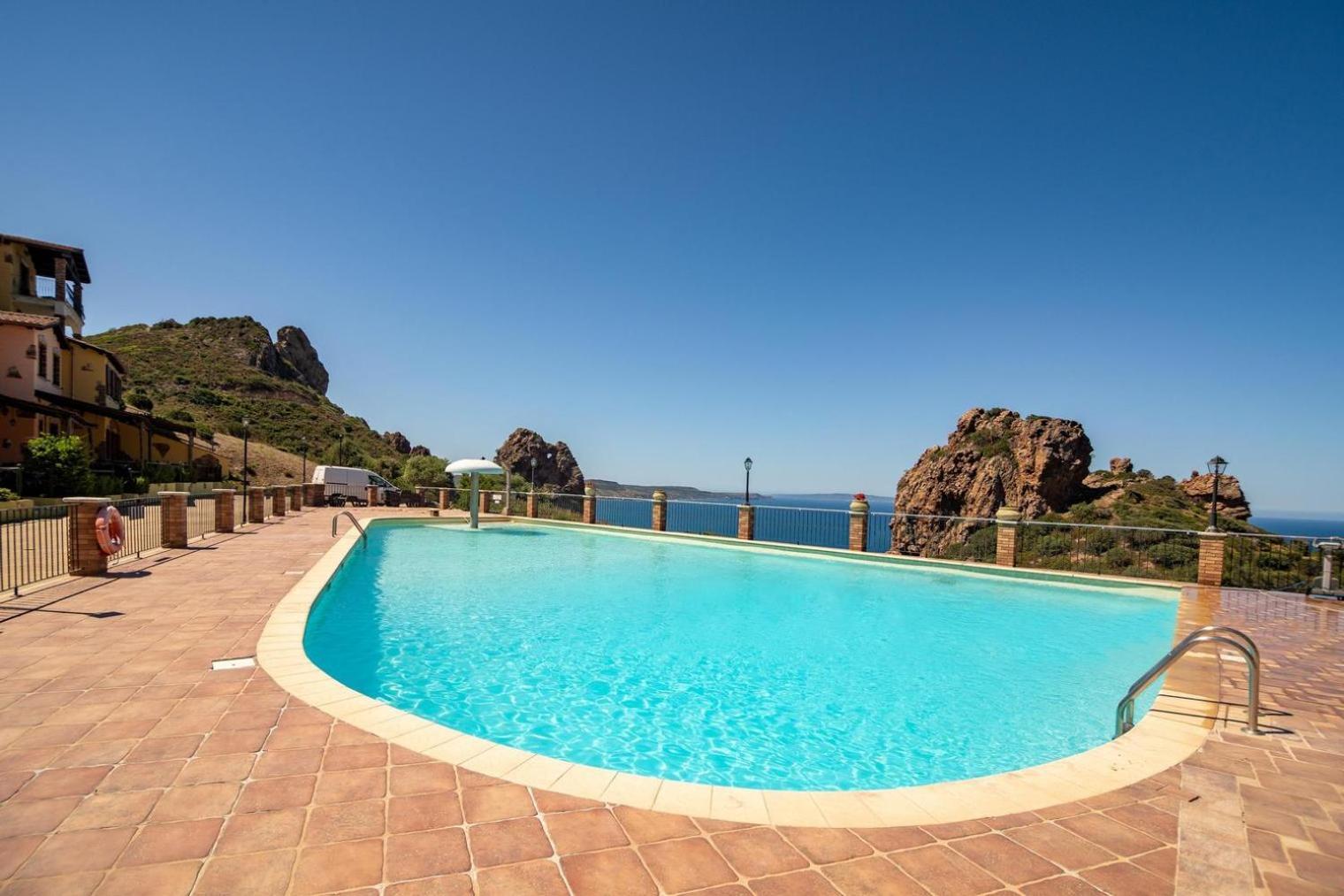 La Perla E Le Conchiglie Tanca Piras Vista Mare Villa Nebida Exterior foto